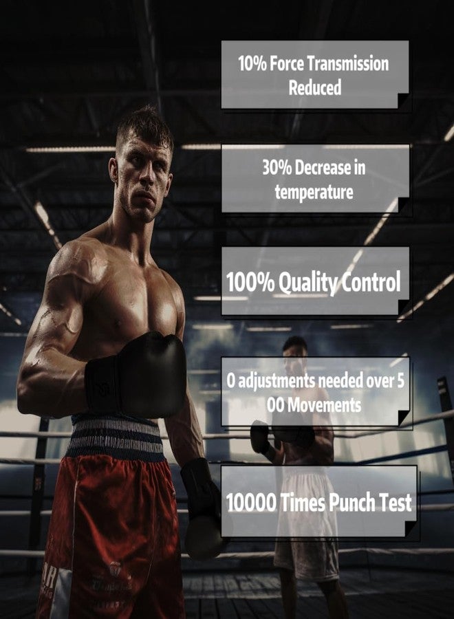 SAEEPABUL S200 Boxing Gloves for Men and Women Suitable for Boxing Kickboxing Mixed Martial Arts Maui Thai MMA Heavy Bag Fighting Training Black, 10oz - Image 5